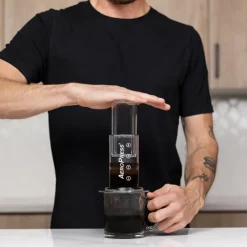 Plates, Bowls, Cups & Utensils-Aeropress Coffee Maker - Clear