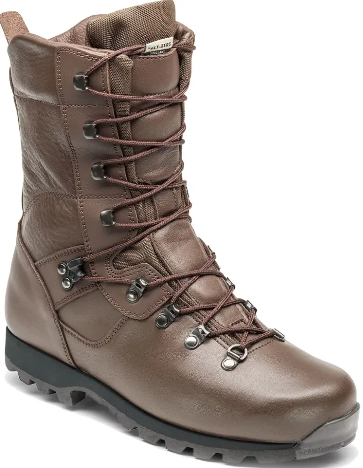 Military Boots-Altberg Mens Sneeker Microlite Boots - Medium Width - MOD Brown