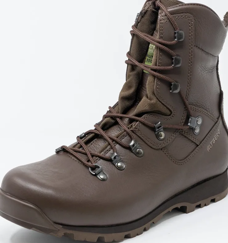 Military Boots-Altberg Mens Sneeker Microlite Boots - Medium Width - MOD Brown