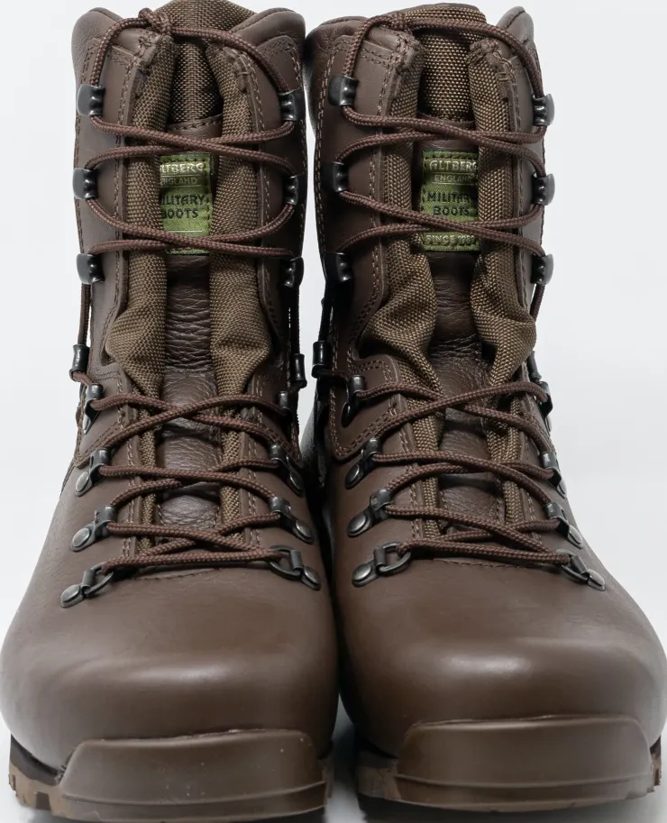 Military Boots-Altberg Mens Sneeker Microlite Boots - Medium Width - MOD Brown