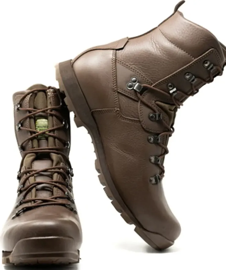 Military Boots-Altberg Mens Tabbing SF Boots MK3 - MOD Brown
