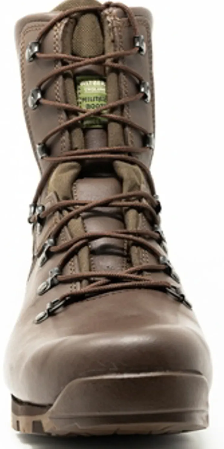 Military Boots-Altberg Mens Tabbing SF Boots MK3 - MOD Brown