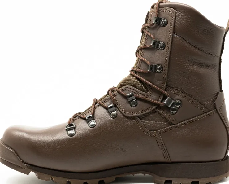 Military Boots-Altberg Mens Tabbing SF Boots MK3 - MOD Brown