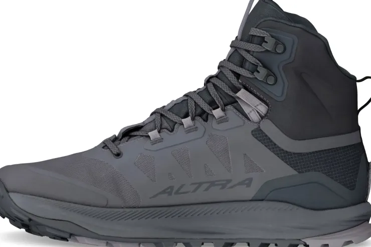 Hiking Shoes & Boots|Mid Height Boots-Altra Mens Lone Peak 9 Waterproof Mid Boots - Black-Gray