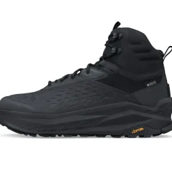 Mid Height Boots|Hiking Boots-Altra Mens Olympus 6 Hike Mid GTX Boots - Black