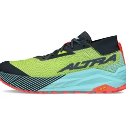 Running Shoes-Altra Mens Olympus 275 Shoes - Black-Yellow