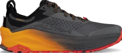 Hiking Shoes & Boots|Running Shoes-Altra Mens Olympus 6 Trail Shoes - Black-Orange