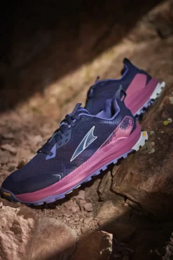 Running Shoes-Altra Womens Lone Peak 9+ Trail Shoes - Dark Blue