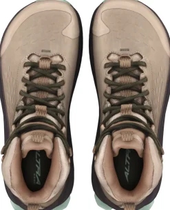 Hiking Shoes & Boots|Mid Height Boots-Altra Womens Olympus 6 Hike Mid GTX Boots - Tan