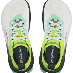 Running Shoes-Altra Womens Olympus 6 Trail Shoes - Gray-Lime