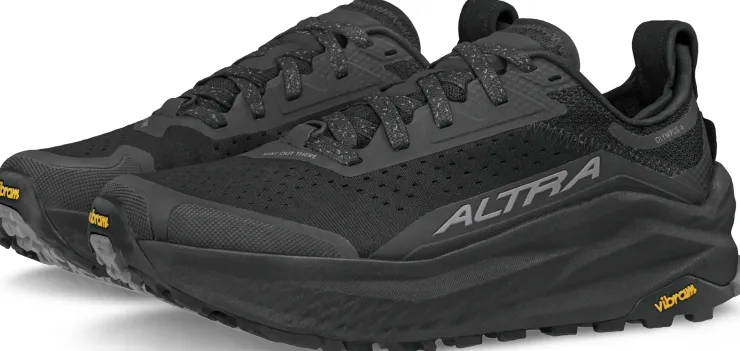 Hiking Shoes & Boots|Running Shoes-Altra Womens Olympus 6 Trail Shoes - Black-Black