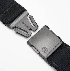 Belts & Braces-Arcade Atlas Long Belt - Black