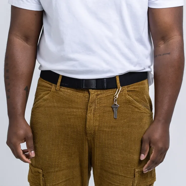 Belts & Braces-Arcade Atlas Long Belt - Black