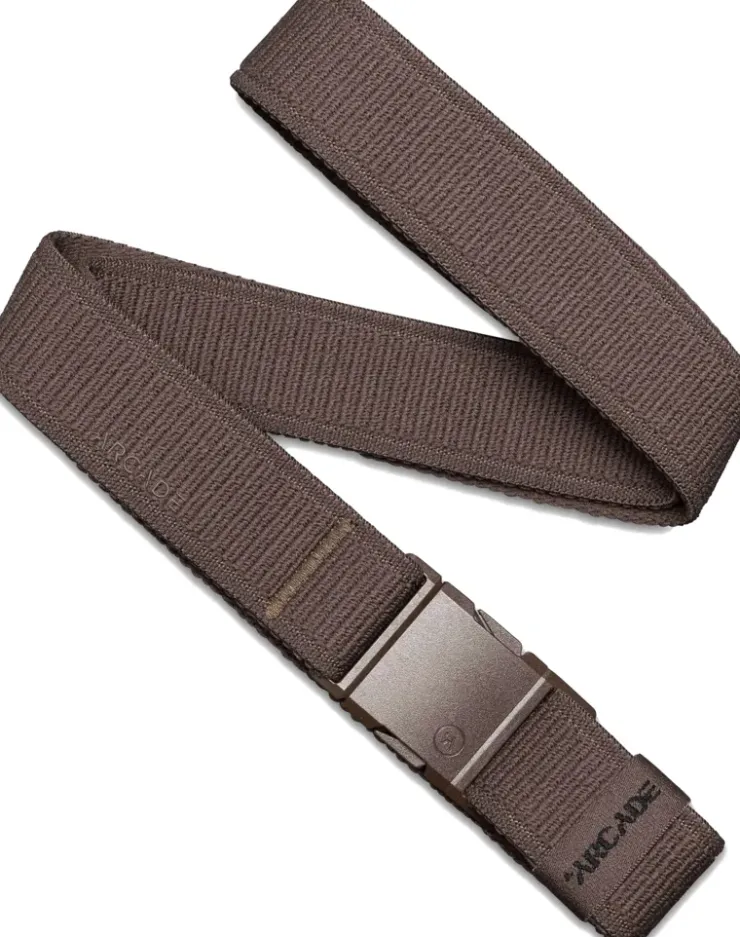 Belts & Braces-Arcade Atlas Slim Belt - Medium Brown