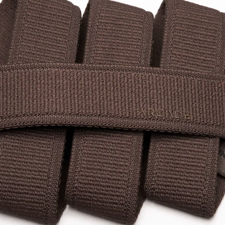 Belts & Braces-Arcade Atlas Slim Belt - Medium Brown