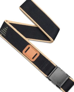 Belts & Braces-Arcade Blackwood Belt - Black-Sand