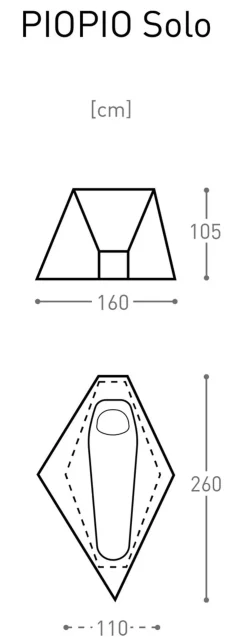 Ex Demo Tents & Camping-Bach PioPio Solo Tent - Willow Bough Green - DEMO MODEL