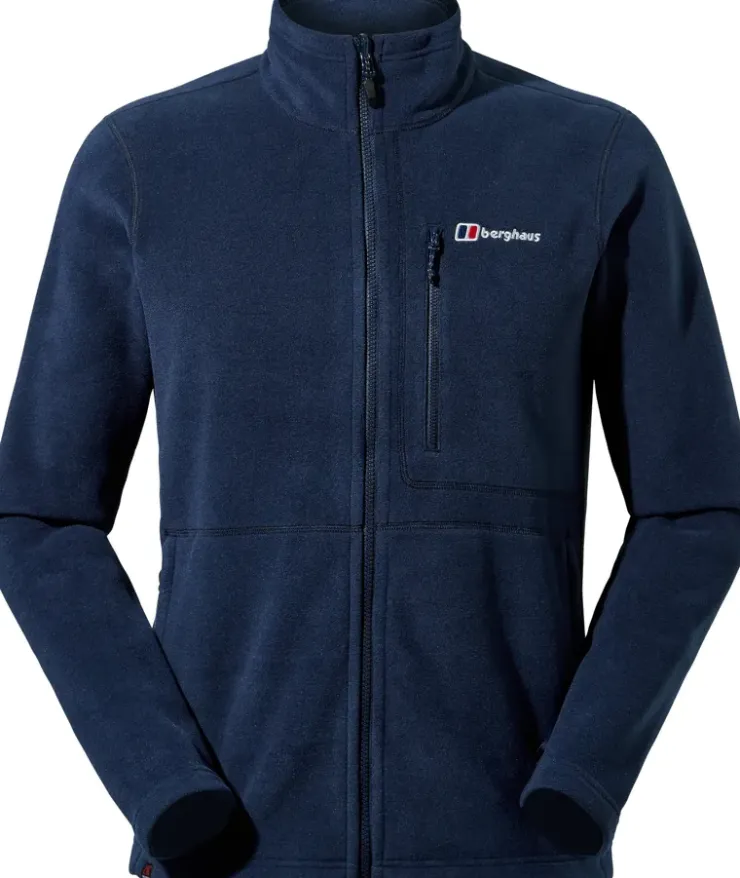 Fleece & Mid Layer-Berghaus Mens Activity PT Fleece Jacket IA - Dusk