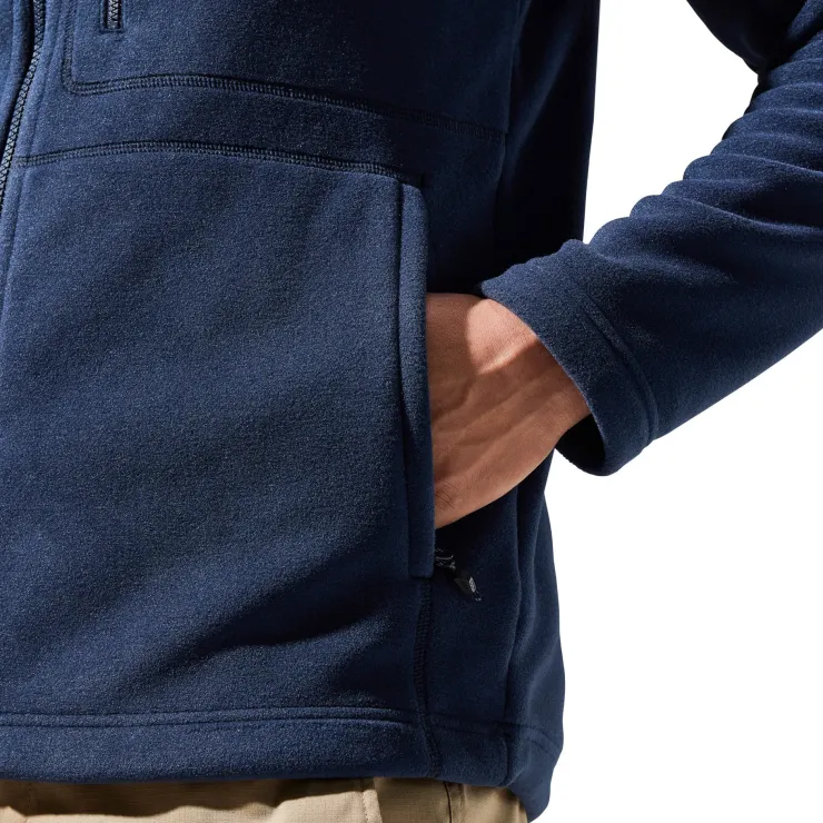 Fleece & Mid Layer-Berghaus Mens Activity PT Fleece Jacket IA - Dusk
