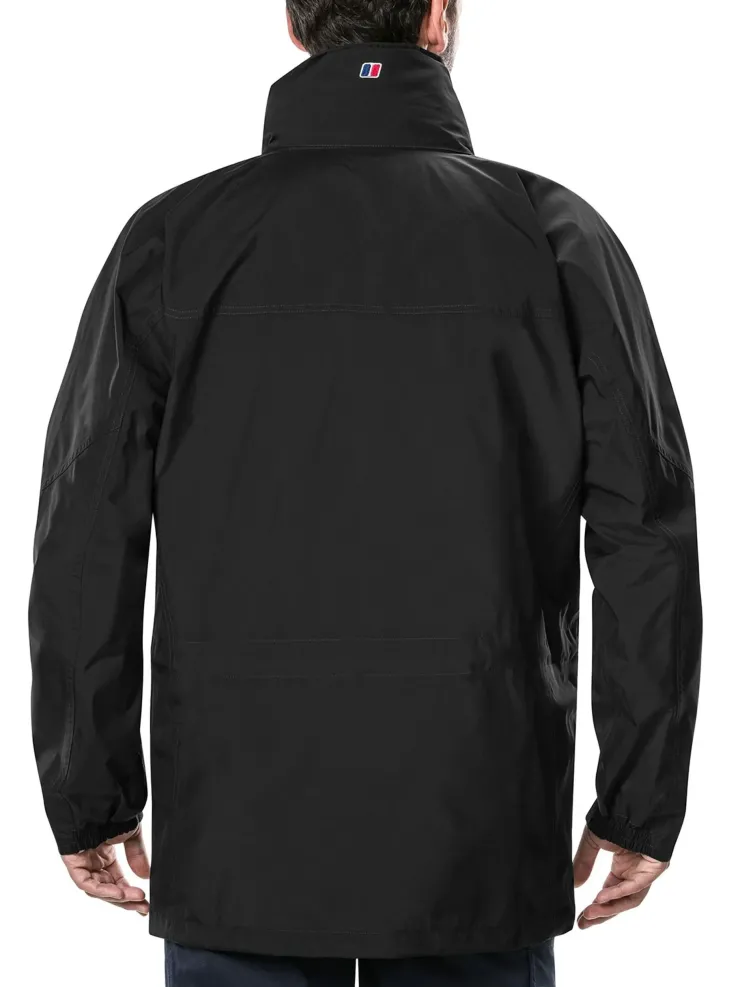 Waterproof Jackets-Berghaus Mens Cornice Jacket IA - Jet Black