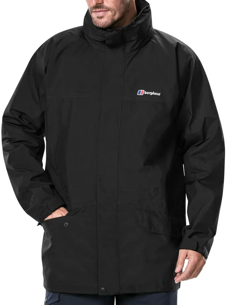 Waterproof Jackets-Berghaus Mens Cornice Jacket IA - Jet Black