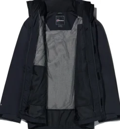 Waterproof Jackets-Berghaus Mens Hillwalker Jacket IA - Black-Black