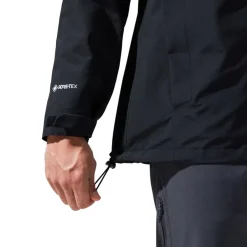 Waterproof Jackets-Berghaus Mens Hillwalker Jacket IA - Black-Black