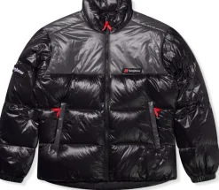 Insulated Jackets|Insulated Jackets-Berghaus Unisex Blockback Down Jacket - Jet Black-Grey Pinstripe