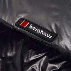 Insulated Jackets|Insulated Jackets-Berghaus Unisex Blockback Down Jacket - Jet Black-Grey Pinstripe