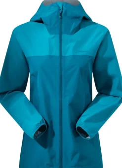 Waterproof Jackets-Berghaus Womens Deluge Pro 3.0 Jacket - Deep Ocean-Jungle Jewel