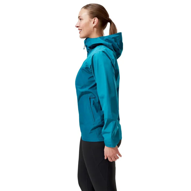 Waterproof Jackets-Berghaus Womens Deluge Pro 3.0 Jacket - Deep Ocean-Jungle Jewel