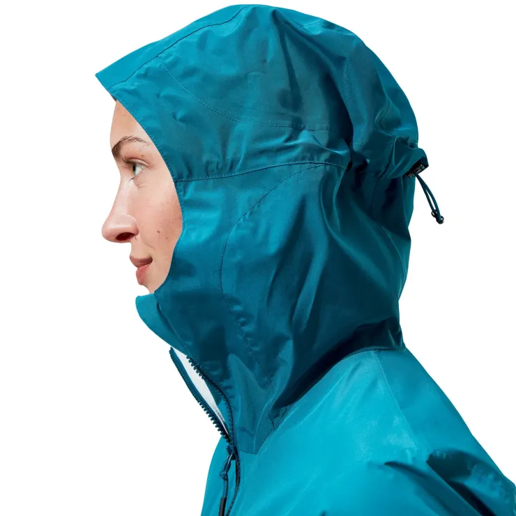 Waterproof Jackets-Berghaus Womens Deluge Pro 3.0 Jacket - Deep Ocean-Jungle Jewel
