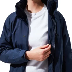 Waterproof Jackets-Berghaus Womens Glissade Jacket IA - Dusk Blue
