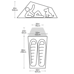 Backpacking & Lightweight Tents-Big Agnes C Bar 2 Tent