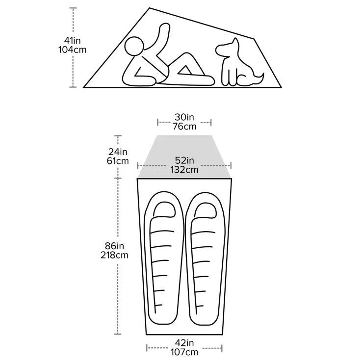 Backpacking & Lightweight Tents-Big Agnes C Bar 2 Tent
