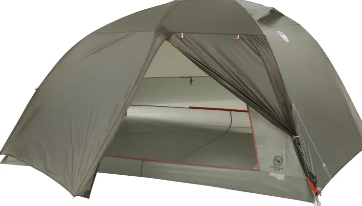 Backpacking & Lightweight Tents-Big Agnes Copper Spur UL3 XL Tent - Lichen Green-Mercury