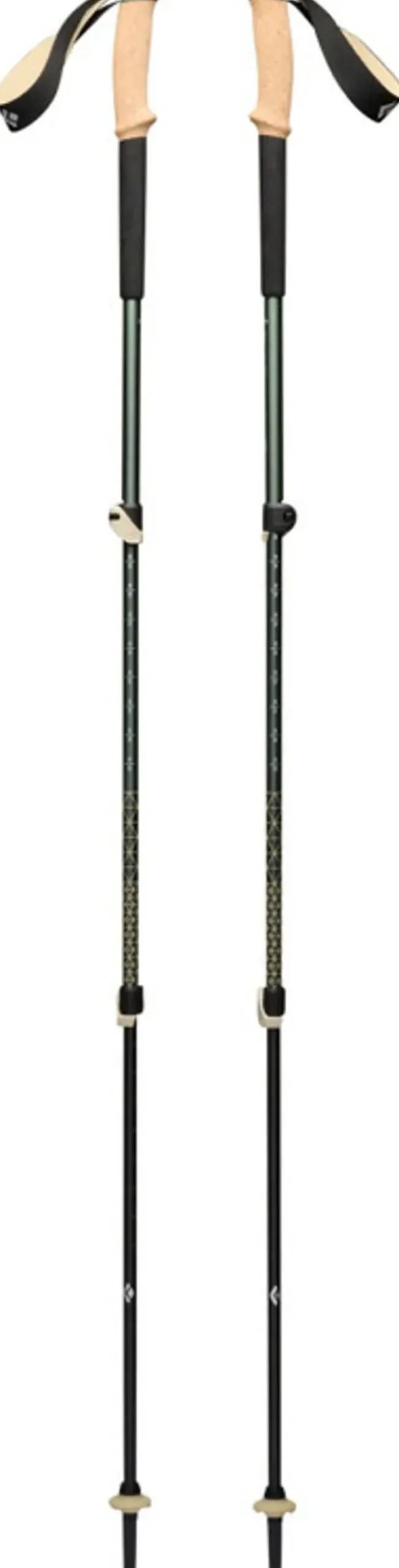 Walking Poles-Black Diamond Trail Cork Trekking Poles - Laurel Green