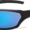 Eyewear-Bloc Eyewear BLOC Beck Sunglasses - Black-Blue Mirror