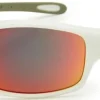 Eyewear-Bloc Eyewear BLOC Daytona Sunglasses - Shiny White-Red Mirror