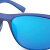 Eyewear-Bloc Eyewear BLOC Elba Sunglasses - Matt Blue-Blue Mirror