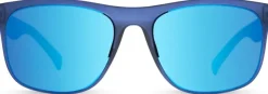 Eyewear-Bloc Eyewear BLOC Elba Sunglasses - Matt Blue-Blue Mirror