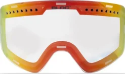 Eyewear-Bloc Eyewear BLOC Fifty-Five Goggle - Matt White-Blue Mirror Lens-Powder Lens