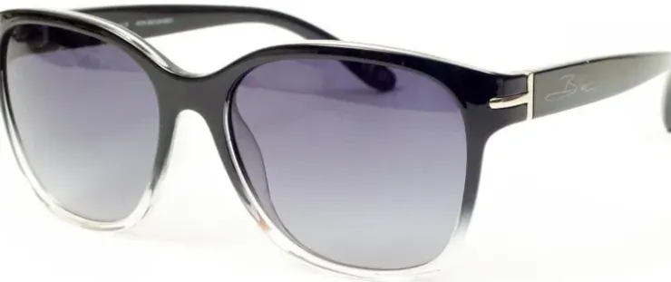 Eyewear-Bloc Eyewear BLOC Lilly Sunglasses - Crystal Black Fade-Grey Graduated