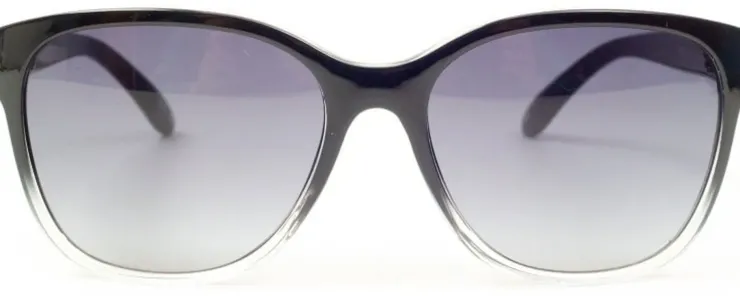 Eyewear-Bloc Eyewear BLOC Lilly Sunglasses - Crystal Black Fade-Grey Graduated