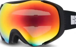 Eyewear-Bloc Eyewear BLOC Mask Goggle - Matt Black-Dark Brown Red Mirror