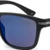 Eyewear-Bloc Eyewear BLOC Tide Sunglasses - Matt Black-Blue Mirror