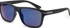 Eyewear-Bloc Eyewear BLOC Tide Sunglasses - Matt Black-Blue Mirror
