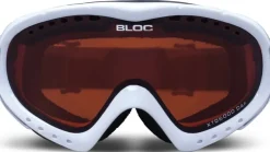 Eyewear-Bloc Eyewear BLOC Utopia Goggle - Shiny White-Goldeneye Lens