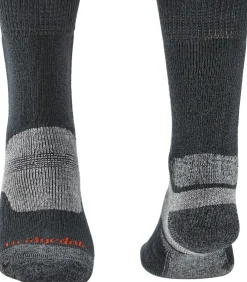 Socks|Socks-Bridgedale Mens Hike Midweight Merino Socks - Gunmetal