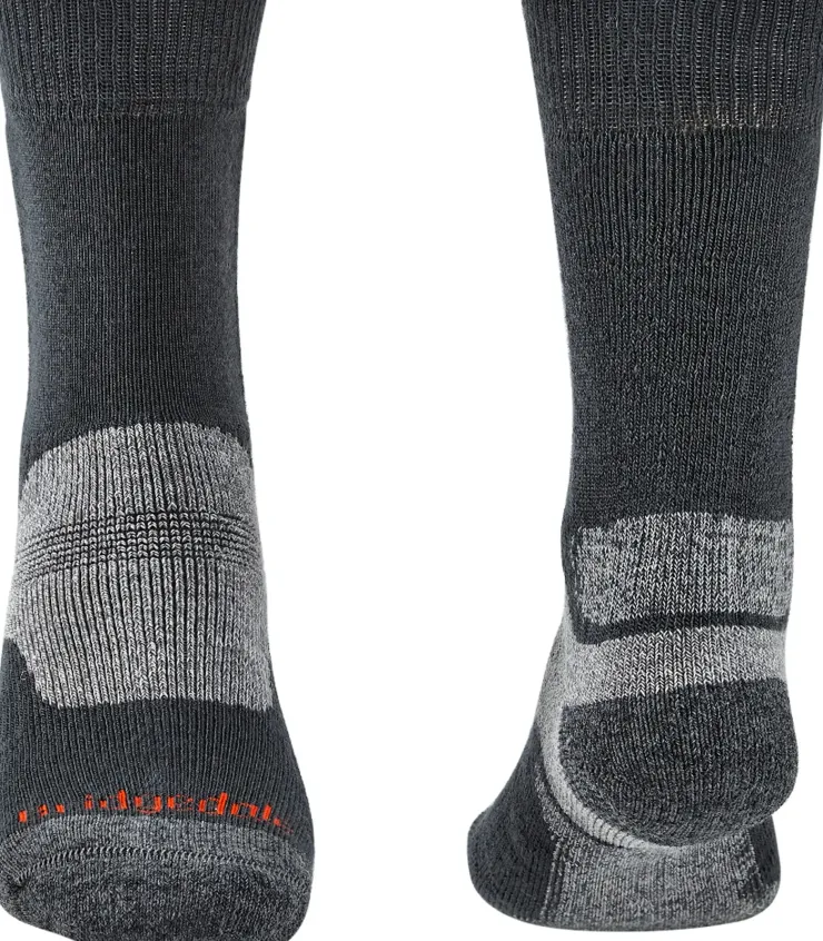 Socks|Socks-Bridgedale Mens Hike Midweight Merino Socks - Gunmetal